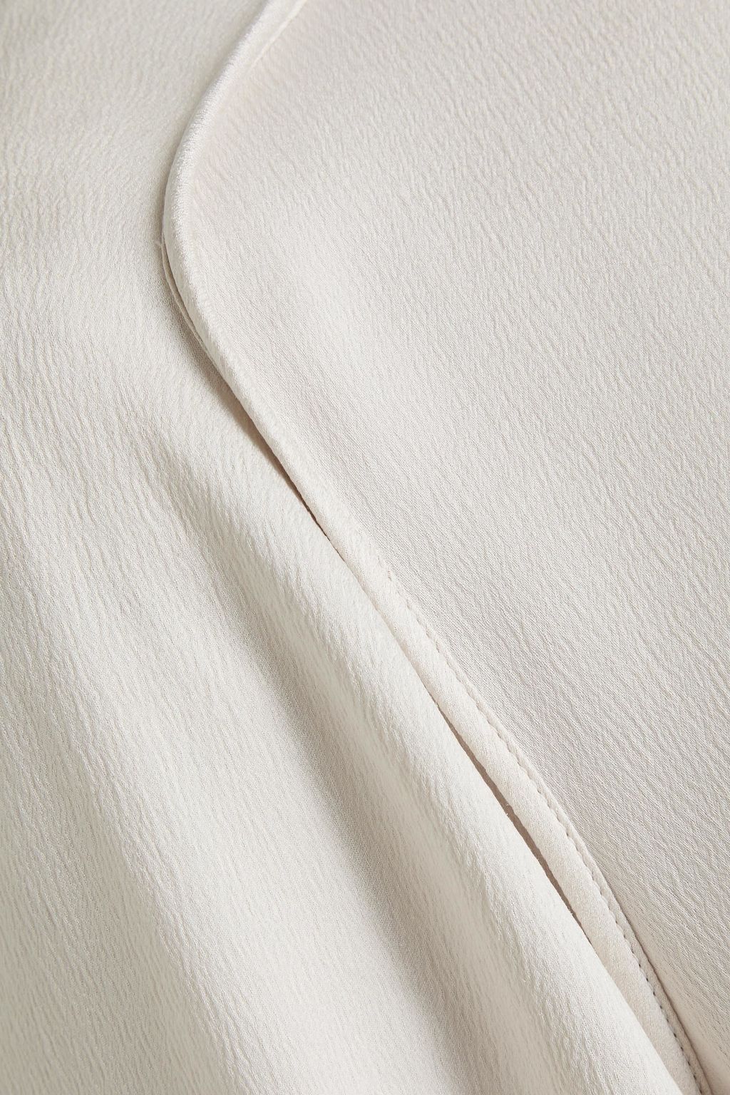 GIORGIO ARMANI Silk crepe de chine turtleneck top