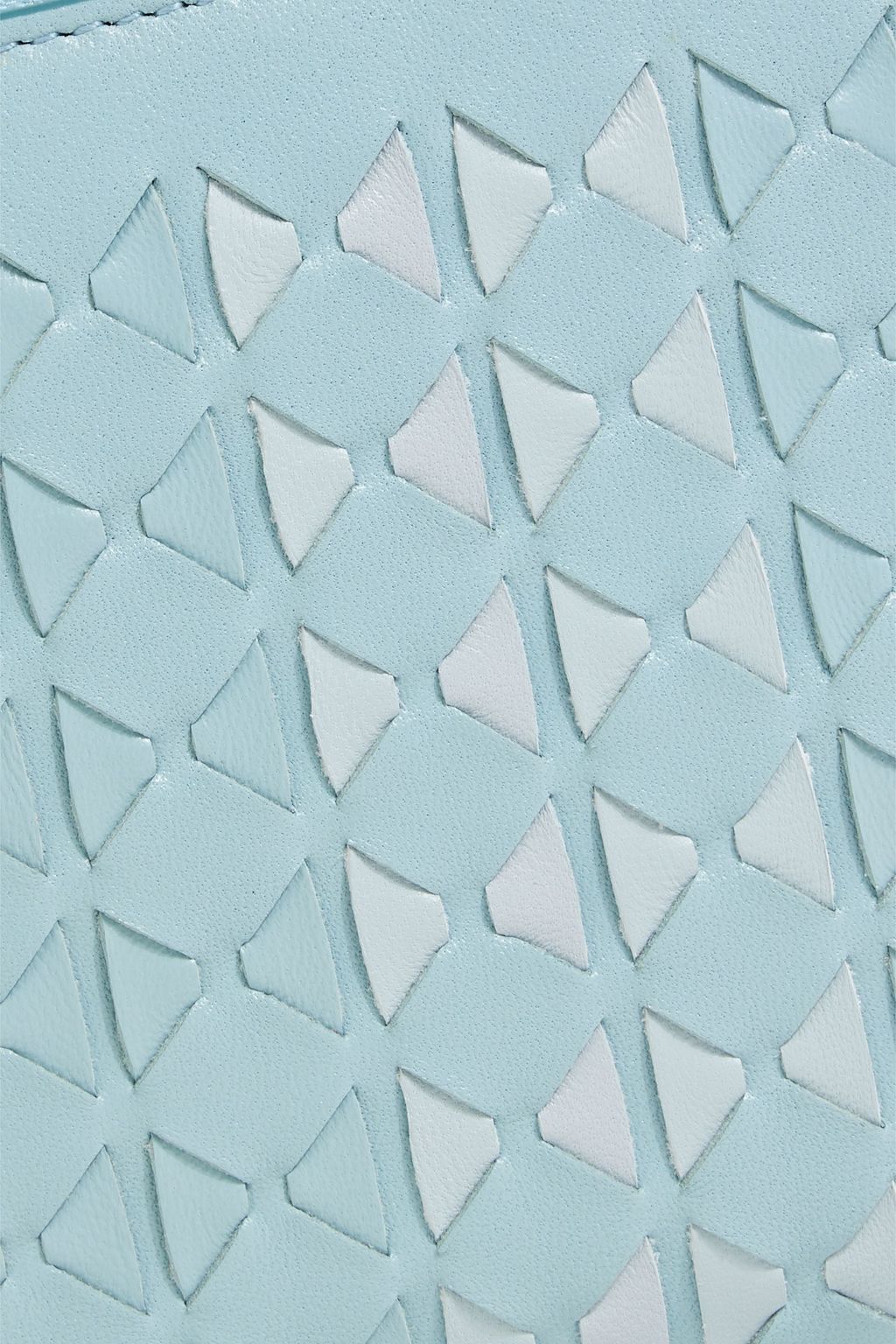 SERAPIAN Mosaico woven leather wallet