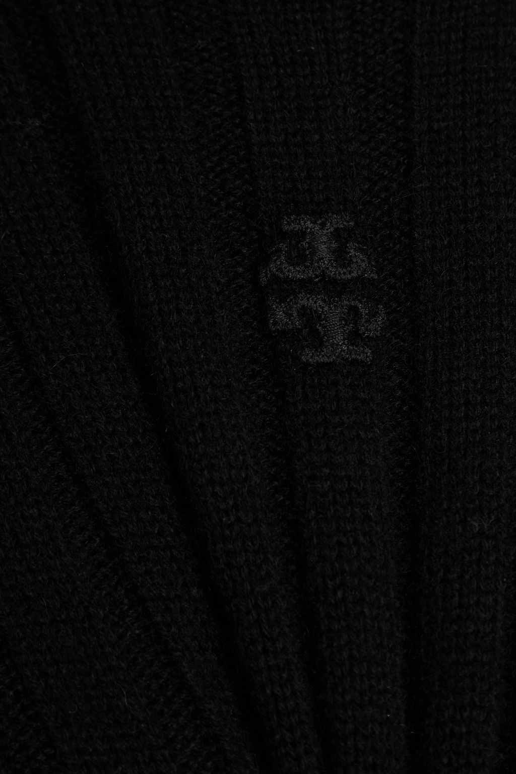 TORY BURCH 리브 캐시미어 터틀넥 스웨터