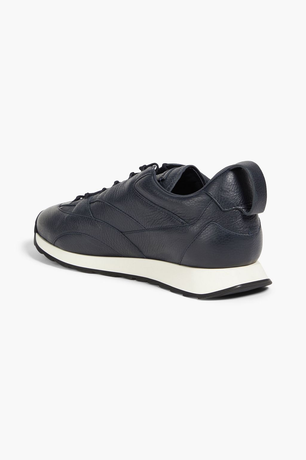 GIORGIO ARMANI Pebbled-leather sneakers