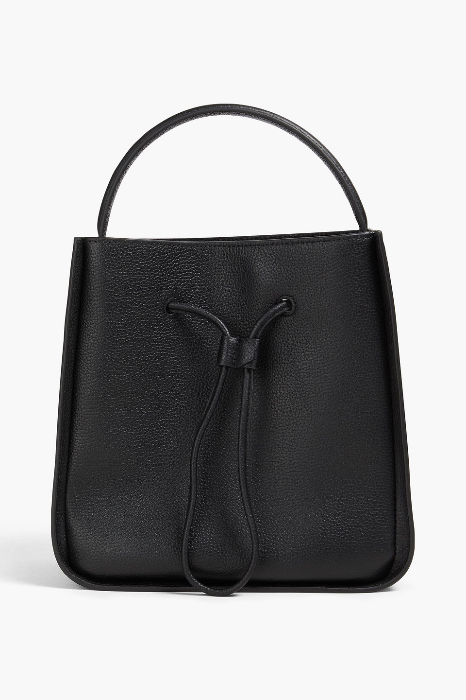 3.1 Phillip Lim Soleil Small Pebbled-leather Bucket Bag In Black