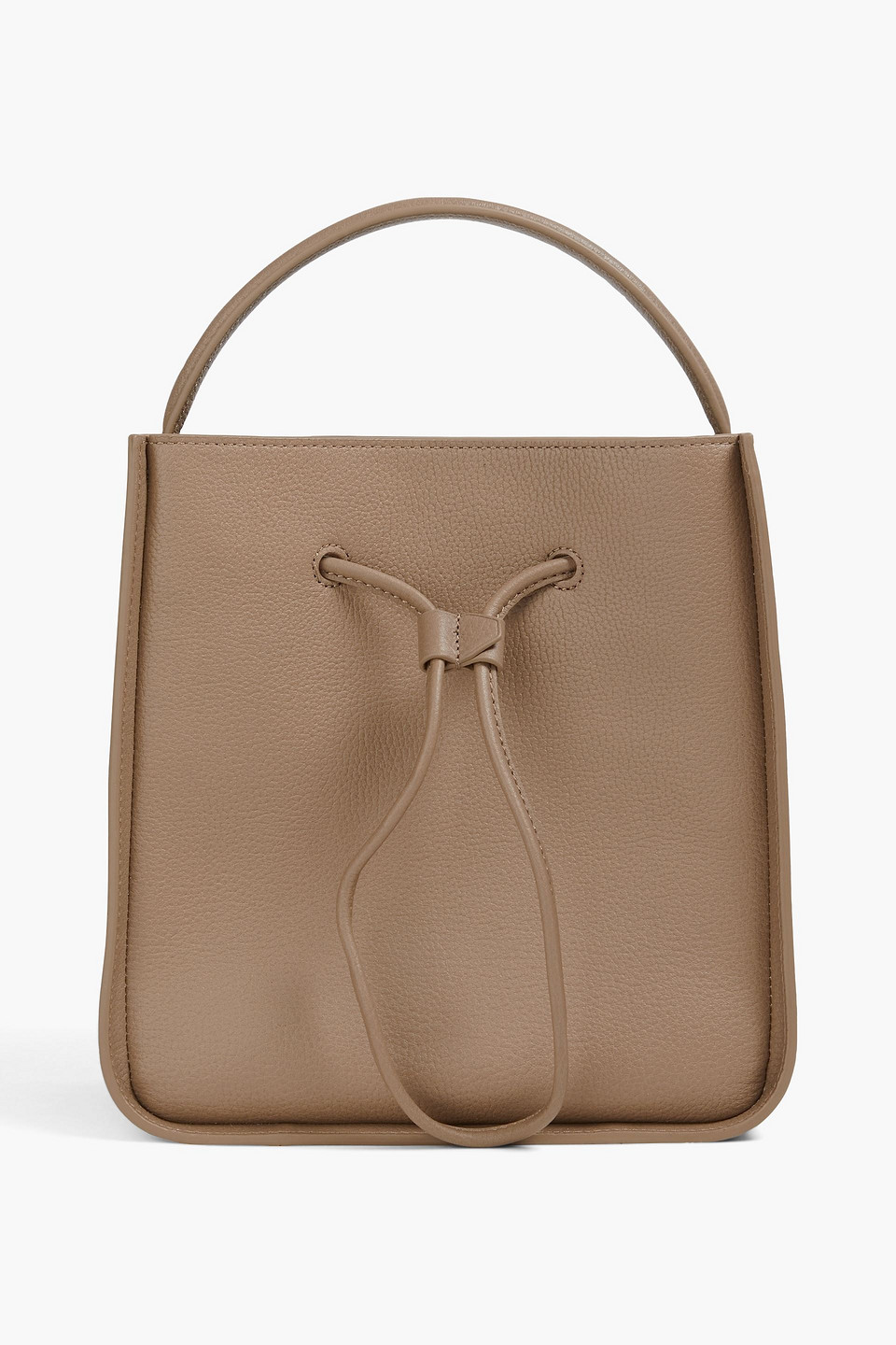 3.1 Phillip Lim Soleil Small Pebbled-leather Bucket Bag In Mushroom