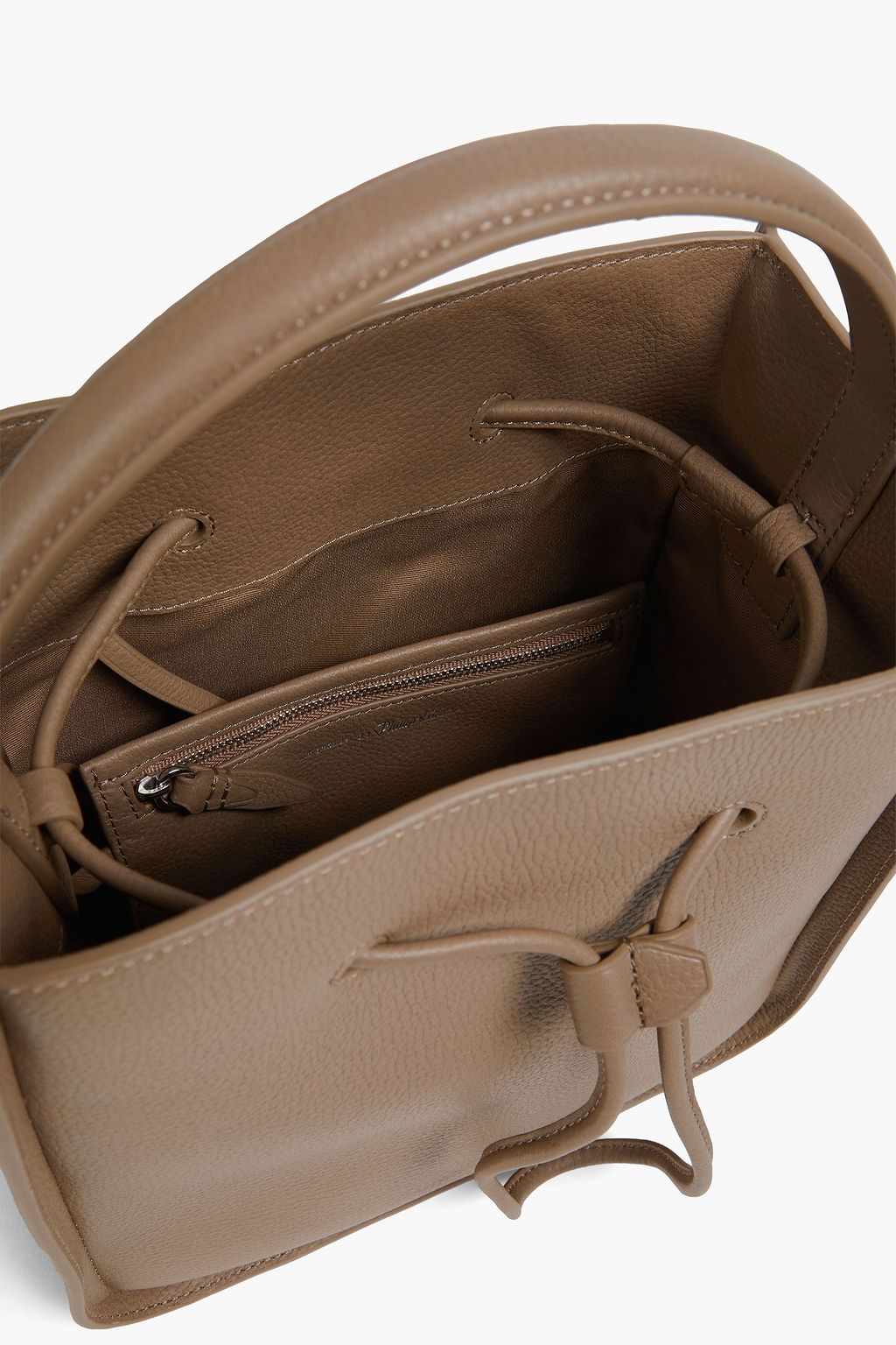 3.1 PHILLIP LIM حقيبة باكيت مصنوعة من الجلد المُحبّب