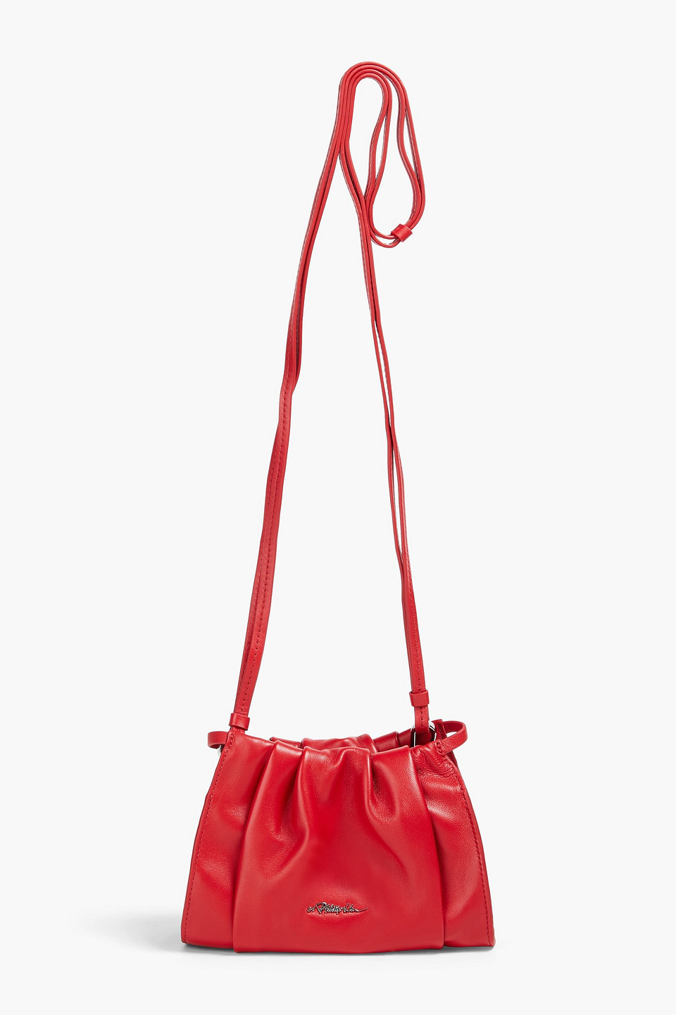 3.1 Phillip Lim Blossom Mini Leather Crossbody Bag In Red