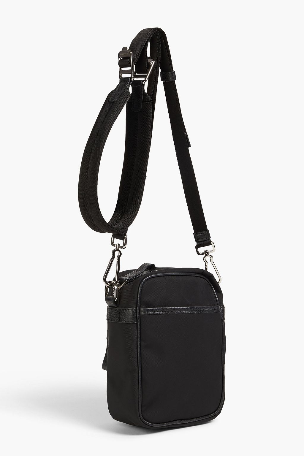 GIORGIO ARMANI Leahter trimmed shell pouch THE OUTNET
