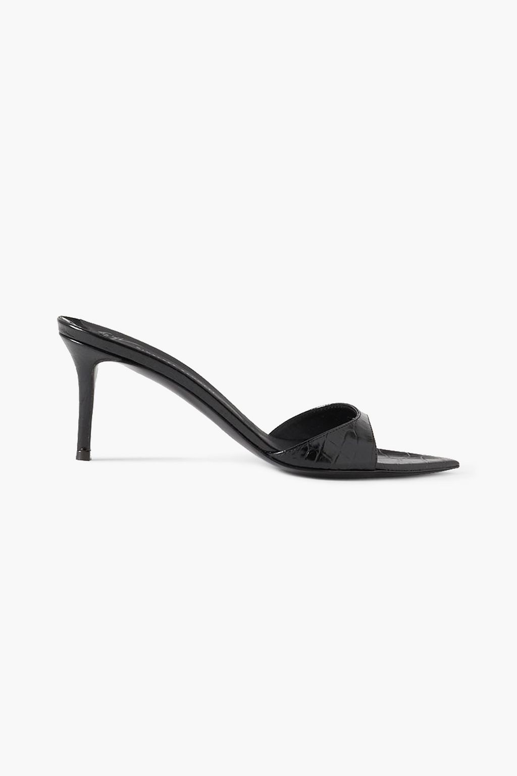 GIUSEPPE ZANOTTI Quasimodo croc effect leather sandals THE OUTNET