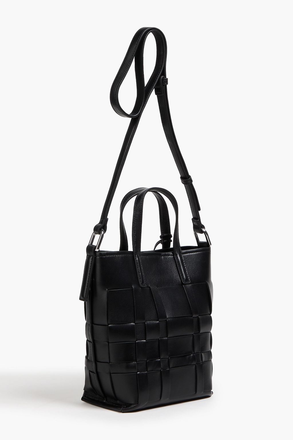 3.1 PHILLIP LIM حقيبة باكيت أوديتا من الجلد المحبوك