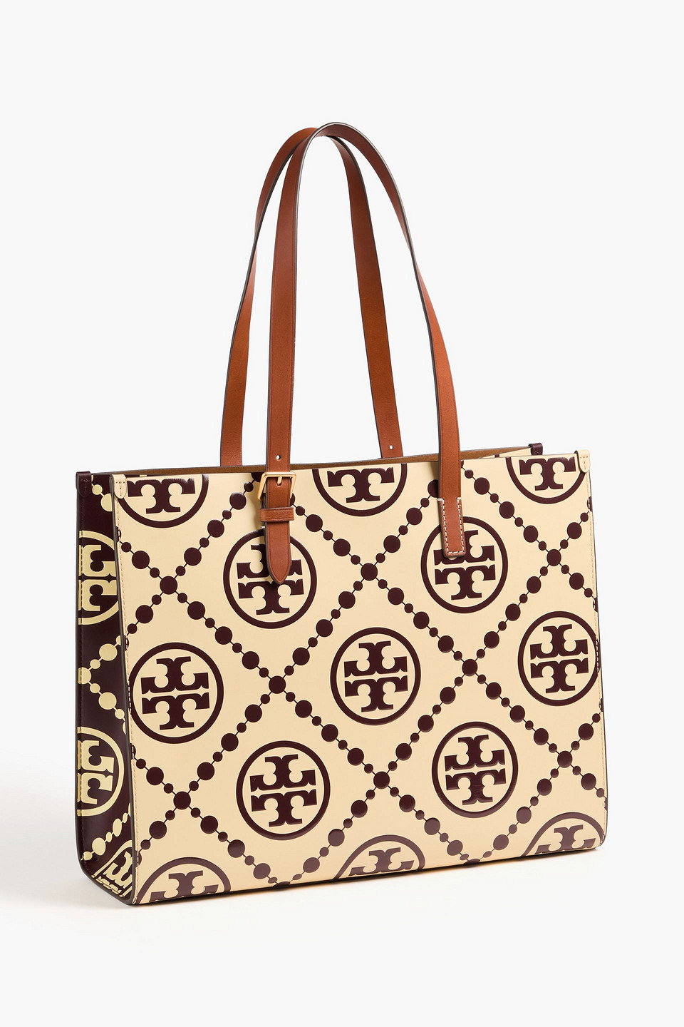TORY BURCH TWO-TONE LEATHER TOTE