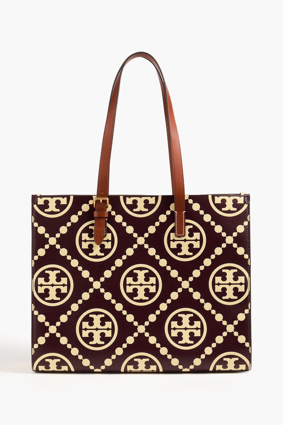 TORY BURCH TWO-TONE LEATHER TOTE