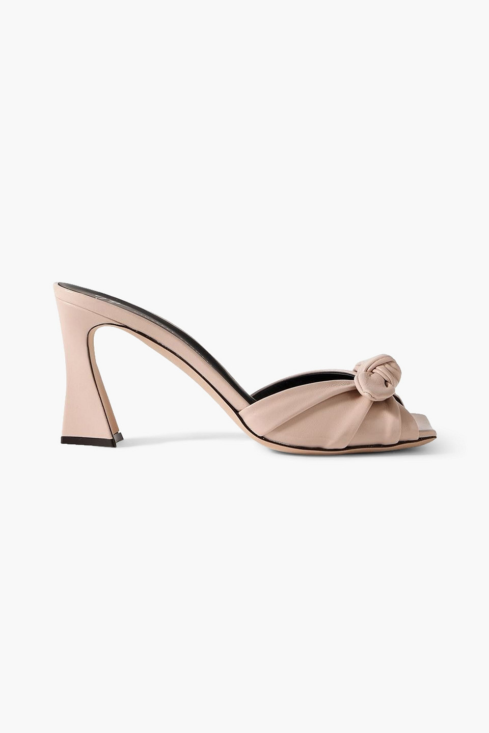 Giuseppe Zanotti Marinetti Patent-leather Mules In Blush