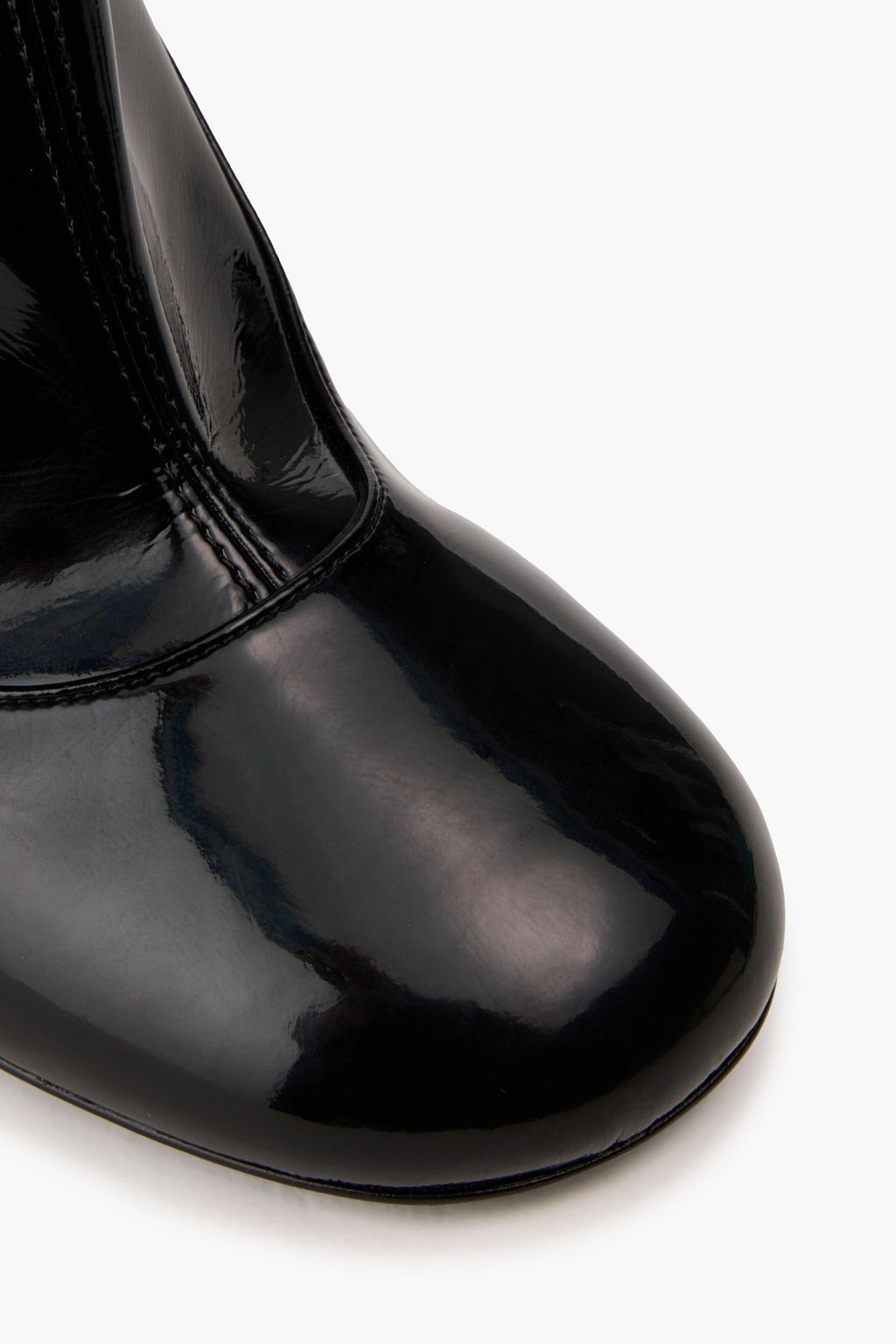EMPORIO ARMANI Ankle Boots aus Lacklederimitat