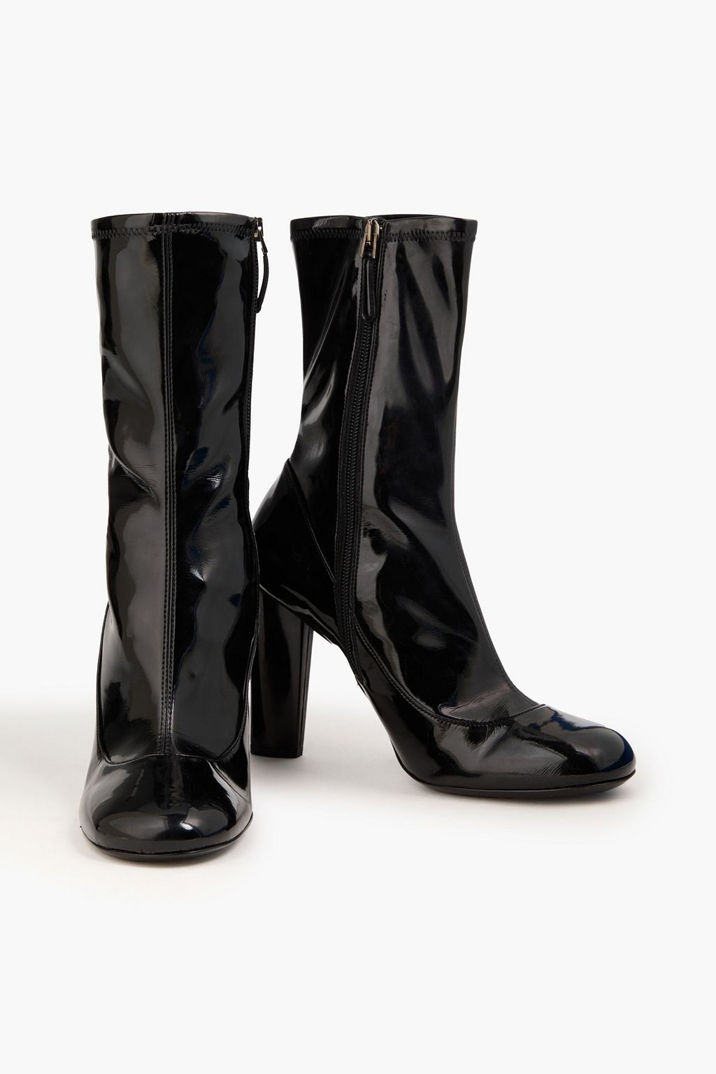 EMPORIO ARMANI Ankle Boots aus Lacklederimitat