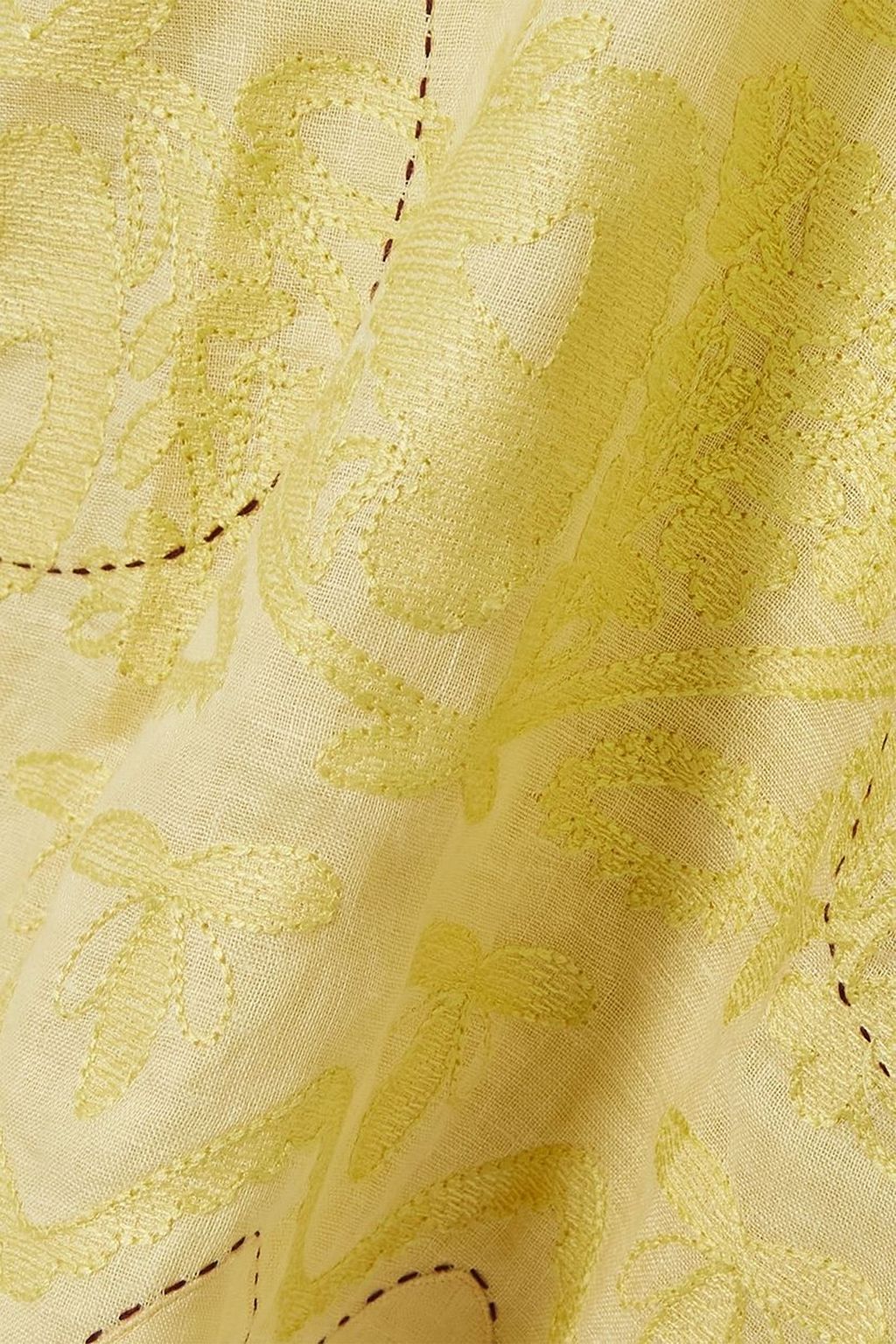 VITA KIN Pippa embroidered linen mini dress