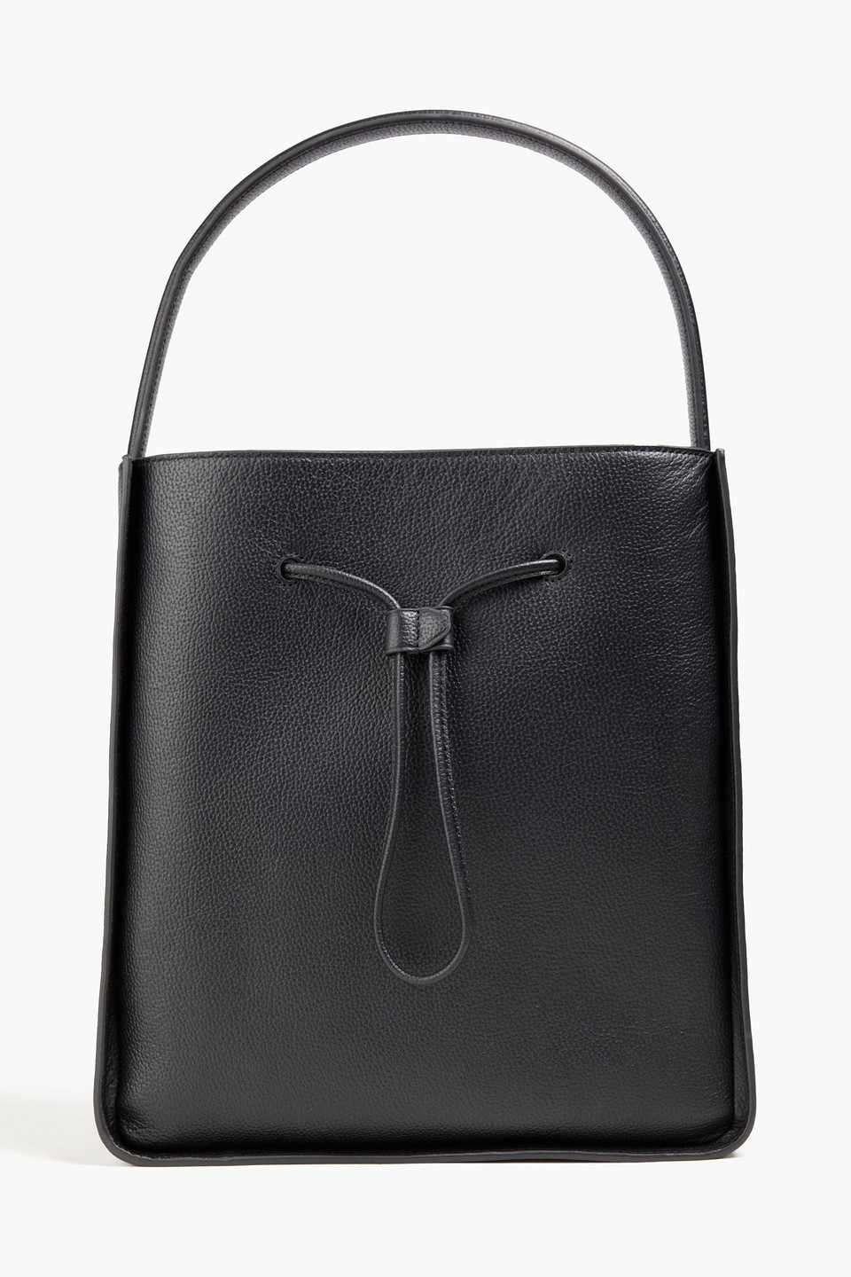 3.1 Phillip Lim Soleil Pebbled-leather Bucket Bag In Black