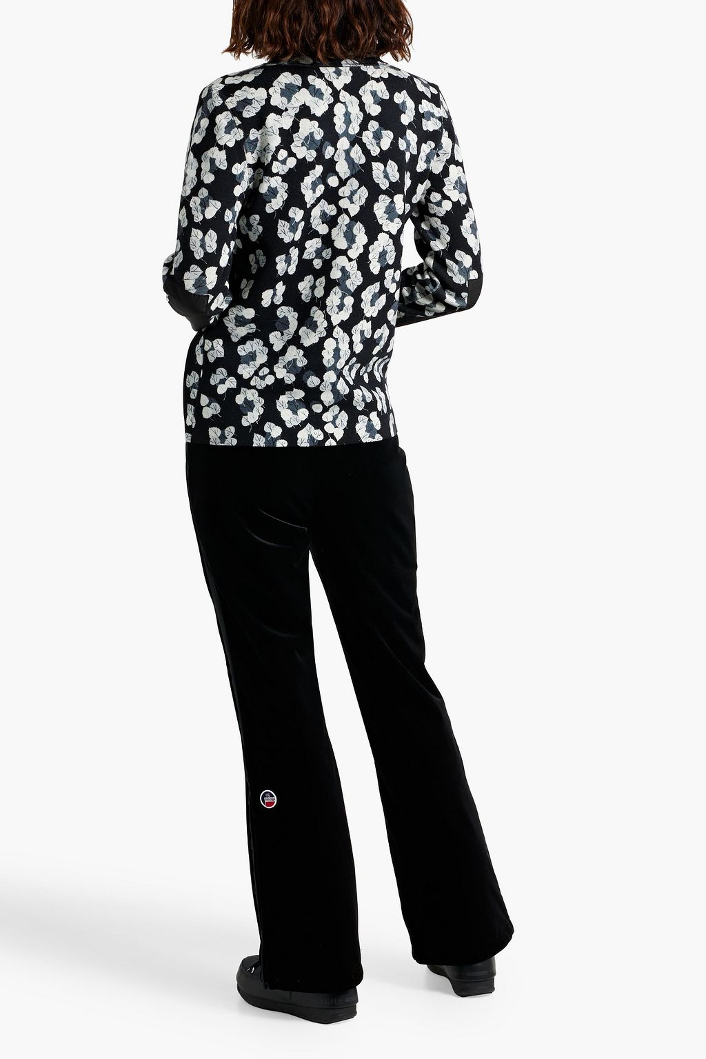 AZTECH MOUNTAIN Printed wool turtleneck top