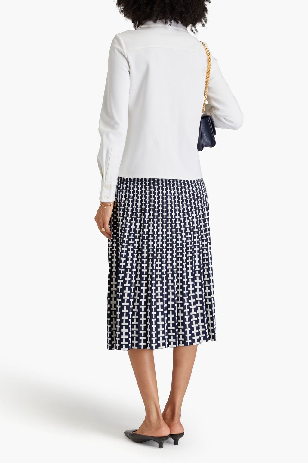 TORY BURCH 크레이프 셔츠