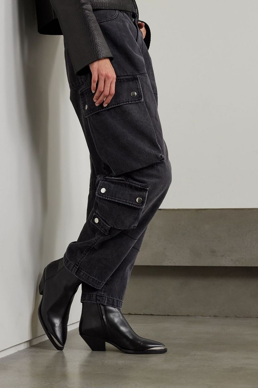 ISABEL MARANT Adnae embellished leather ankle boots