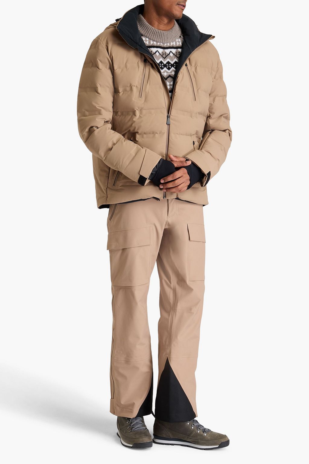 AZTECH MOUNTAIN Nuke quilted hooded down ski jacket