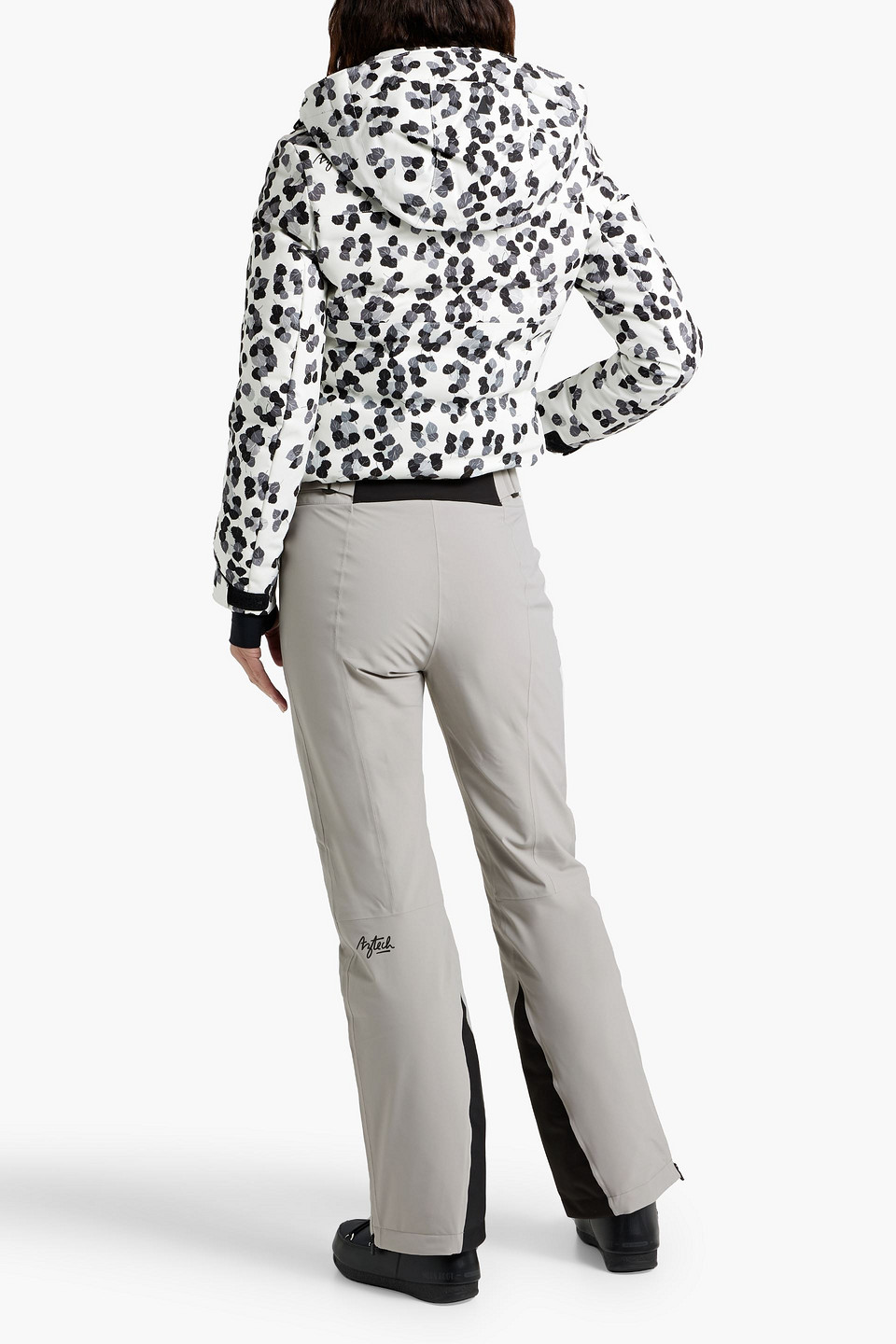 Shop Aztech Mountain Team Aztech Ski Pants In Stone
