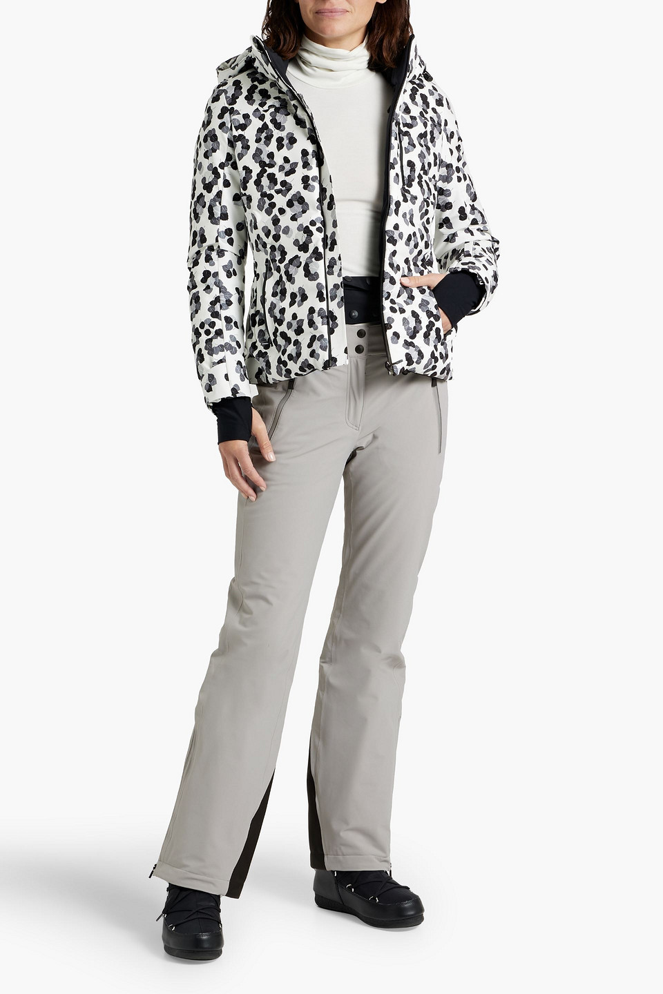 Shop Aztech Mountain Team Aztech Ski Pants In Stone