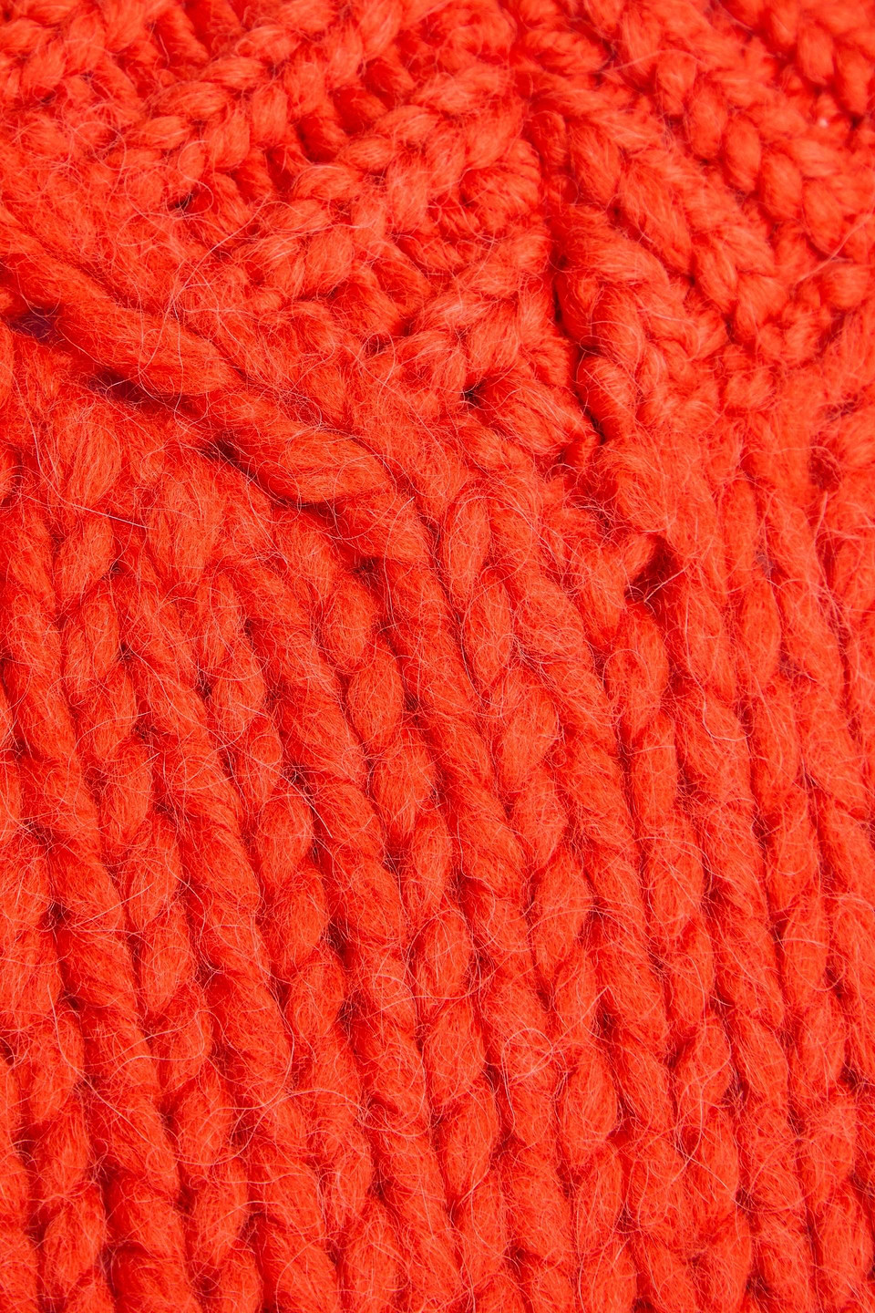 Jil Sander Wool And Alpaca-blend Sweater In Tomato Red