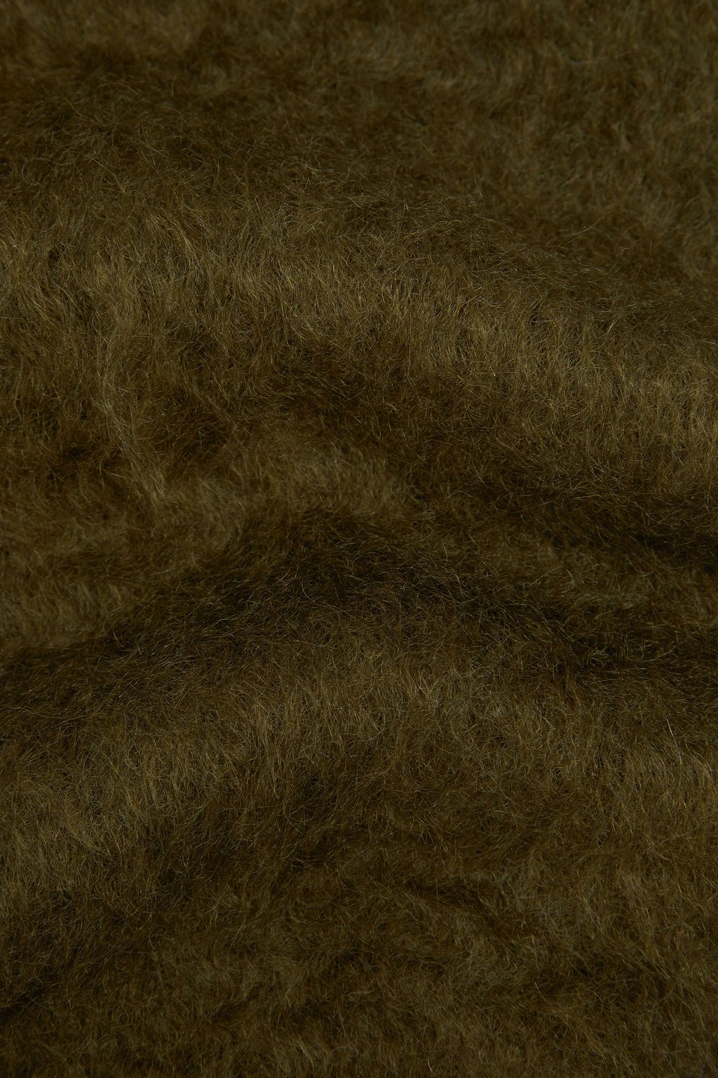 JIL SANDER Fringed brushed mohair-blend scarf