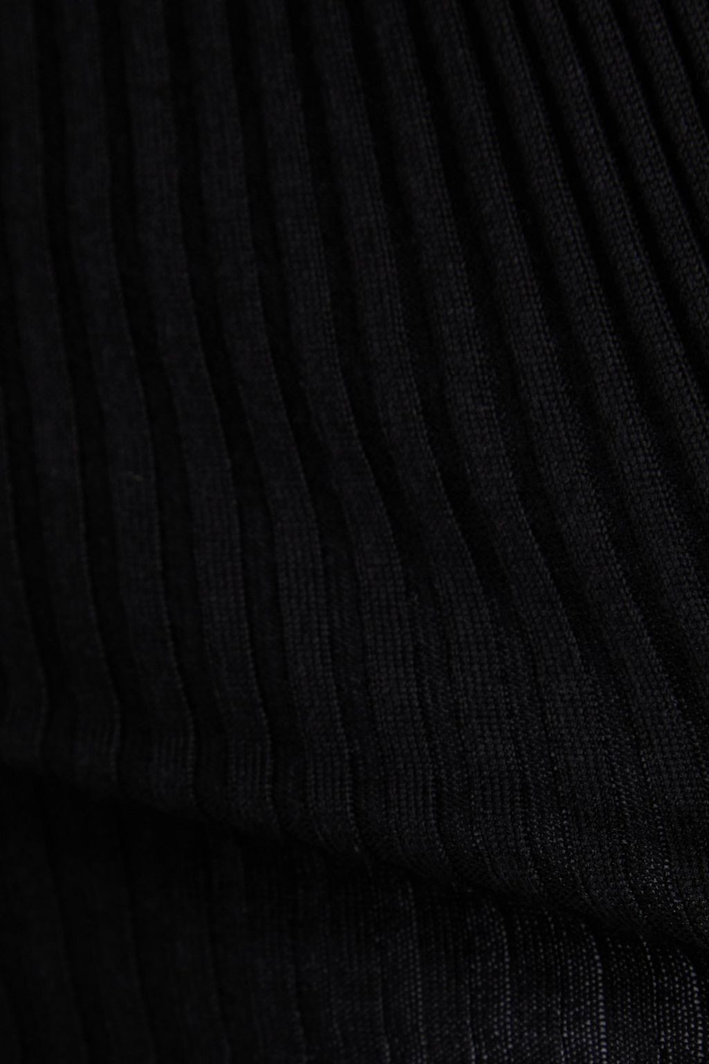JIL SANDER كنزة رياضية من مزيج الحرير والصوف بتصميم مضلّع