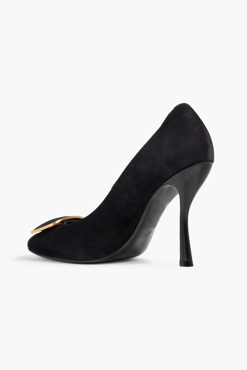ROGER VIVIER Vertigo buckled suede pumps