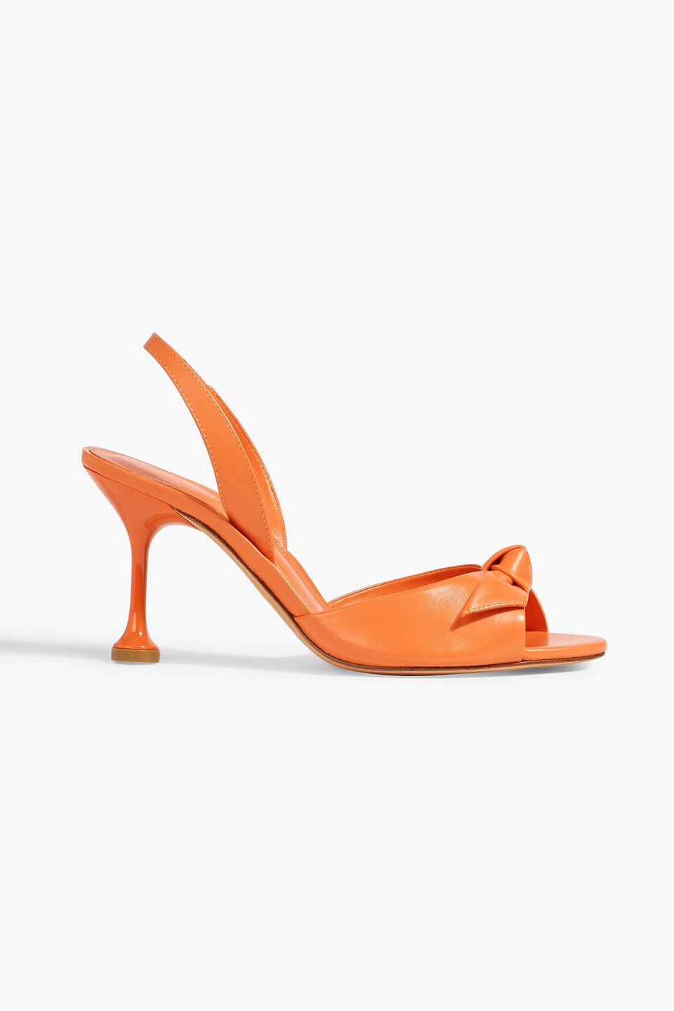 Alexandre Birman Woman Sandals Orange Size 11 Leather