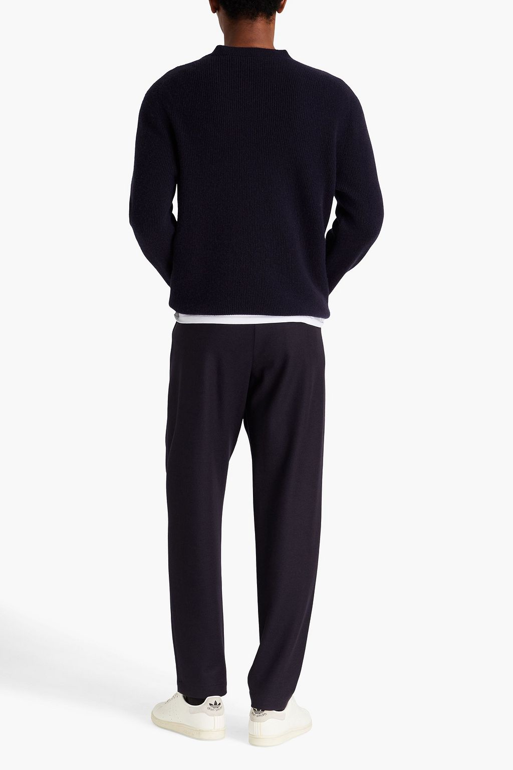 EMPORIO ARMANI 울 크레이프 팬츠