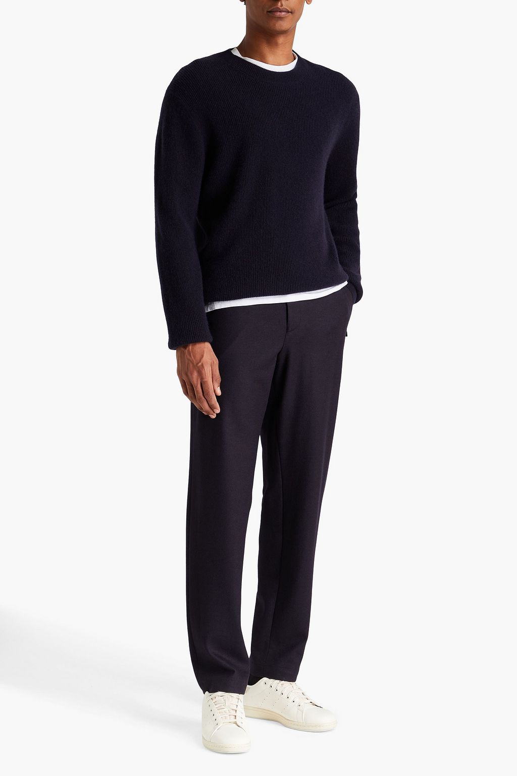 EMPORIO ARMANI 울 크레이프 팬츠