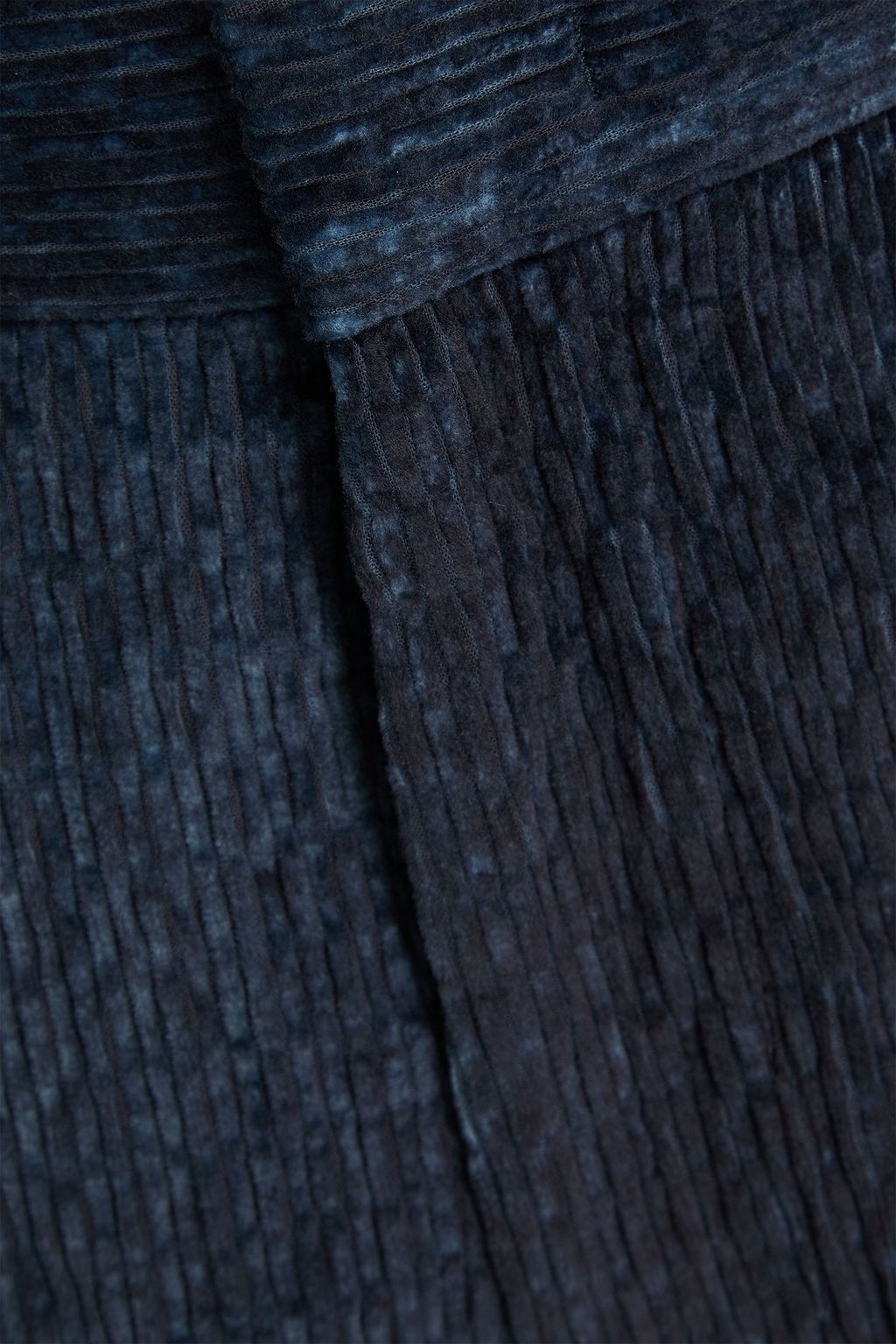 EMPORIO ARMANI コットン混コーデュロイ テーパードパンツ