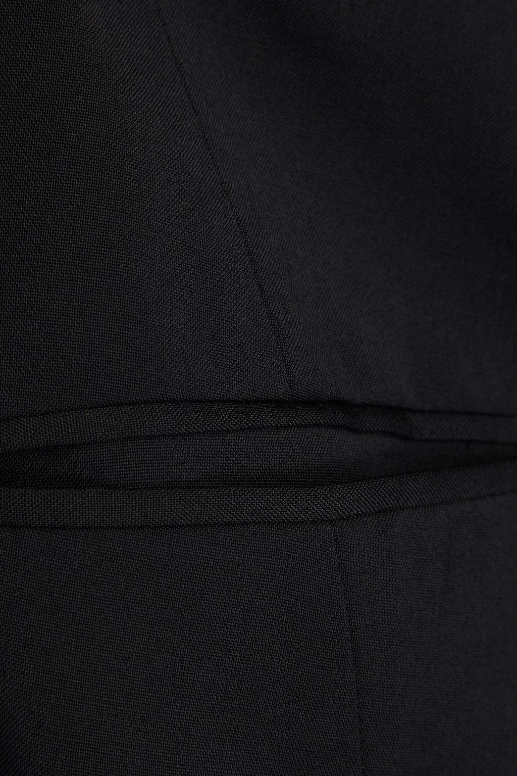 EMPORIO ARMANI بنطال من الكريب والصوف