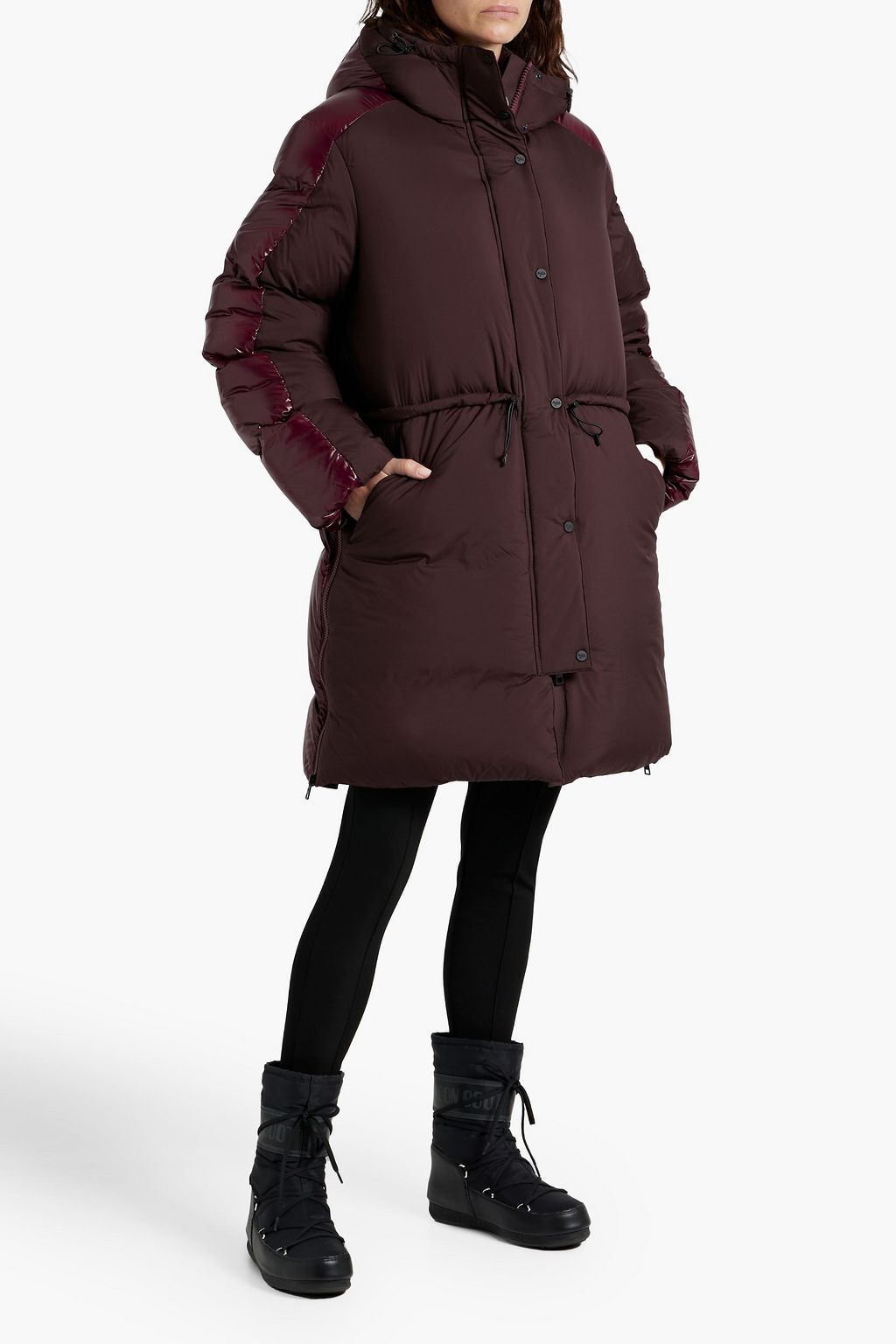 AZTECH MOUNTAIN Badrutts quilted shell hooded down coat