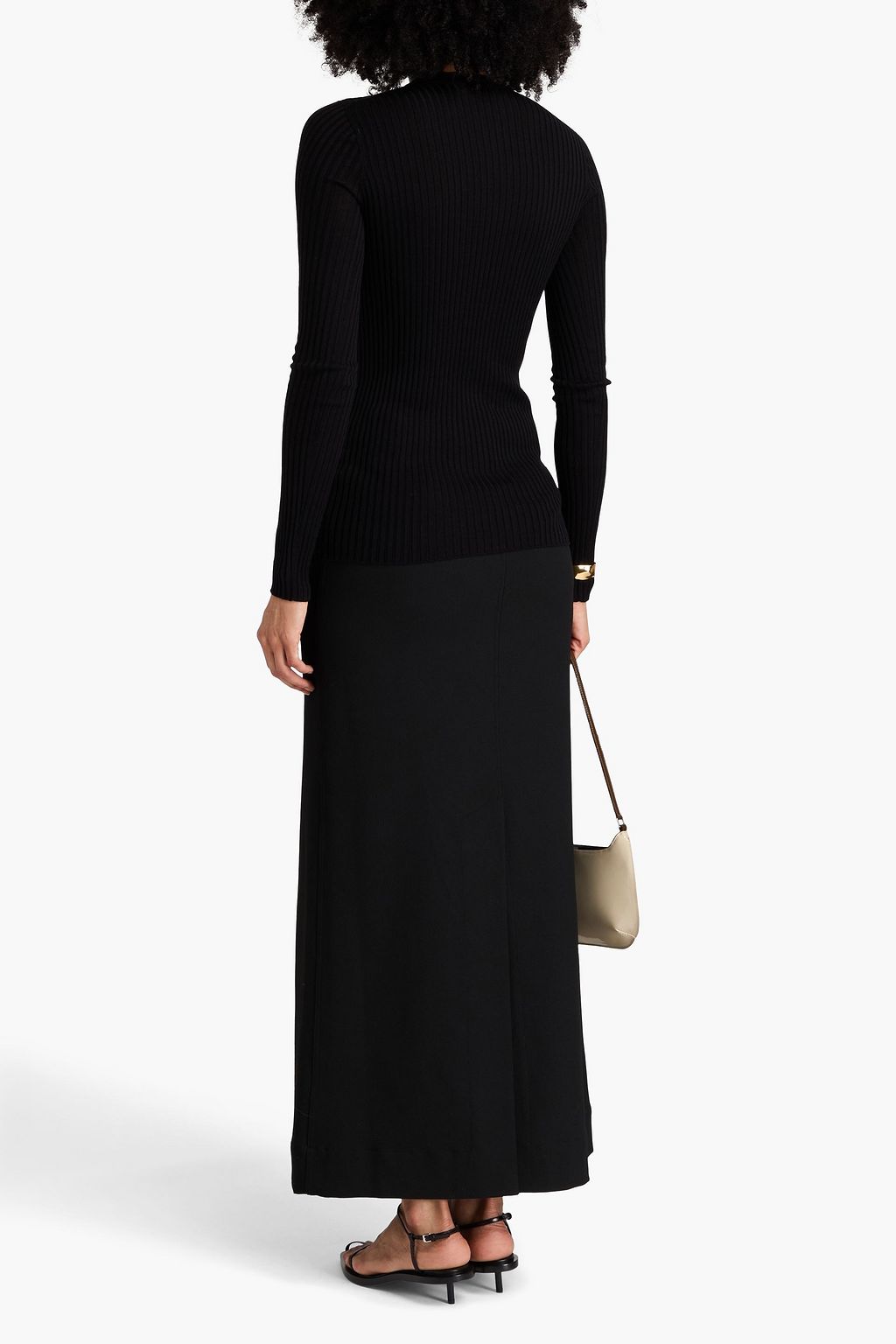 JIL SANDER Wool and silk-blend cardigan