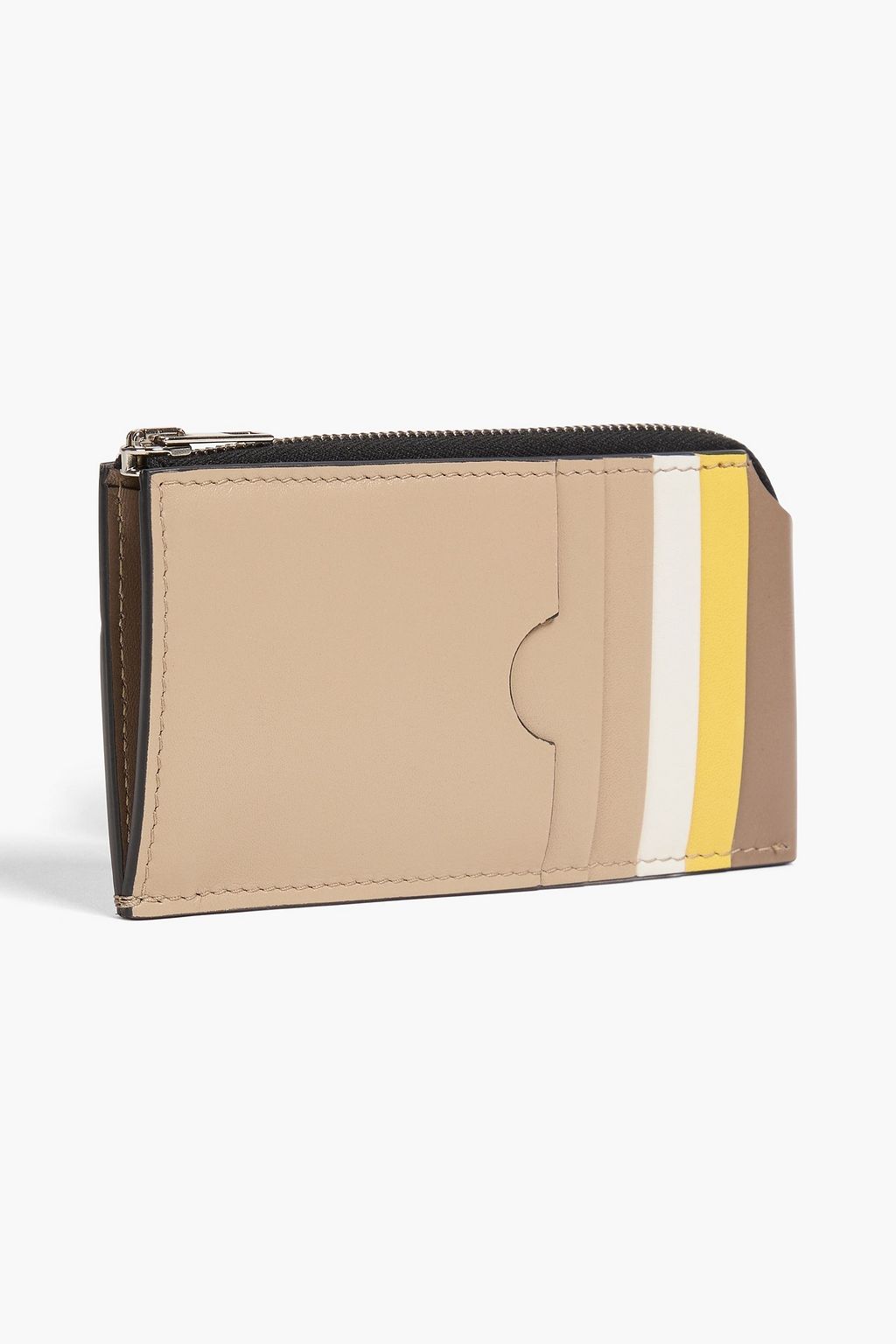 ACNE STUDIOS Color-block leather cardholder