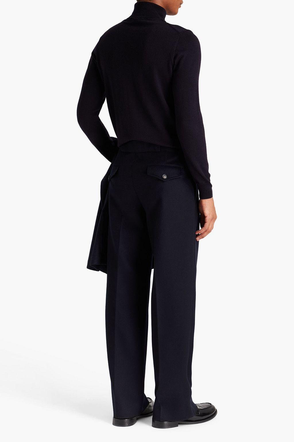 EMPORIO ARMANI Hose aus Filz aus einer Wollmischung