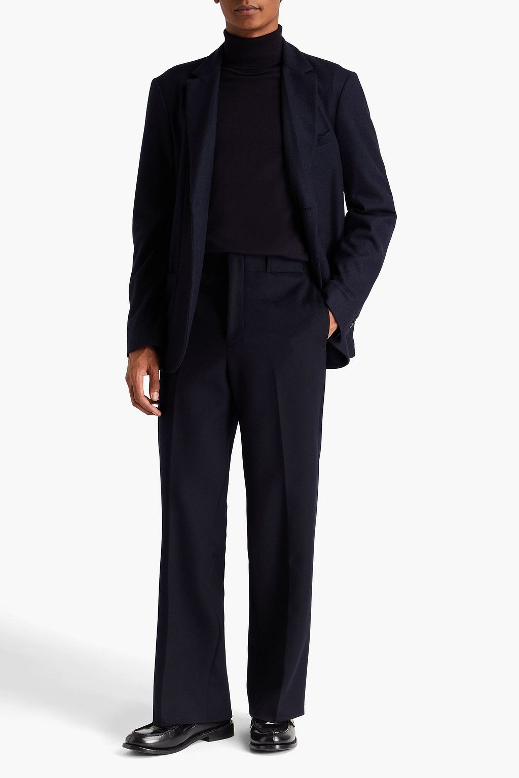 EMPORIO ARMANI Hose aus Filz aus einer Wollmischung