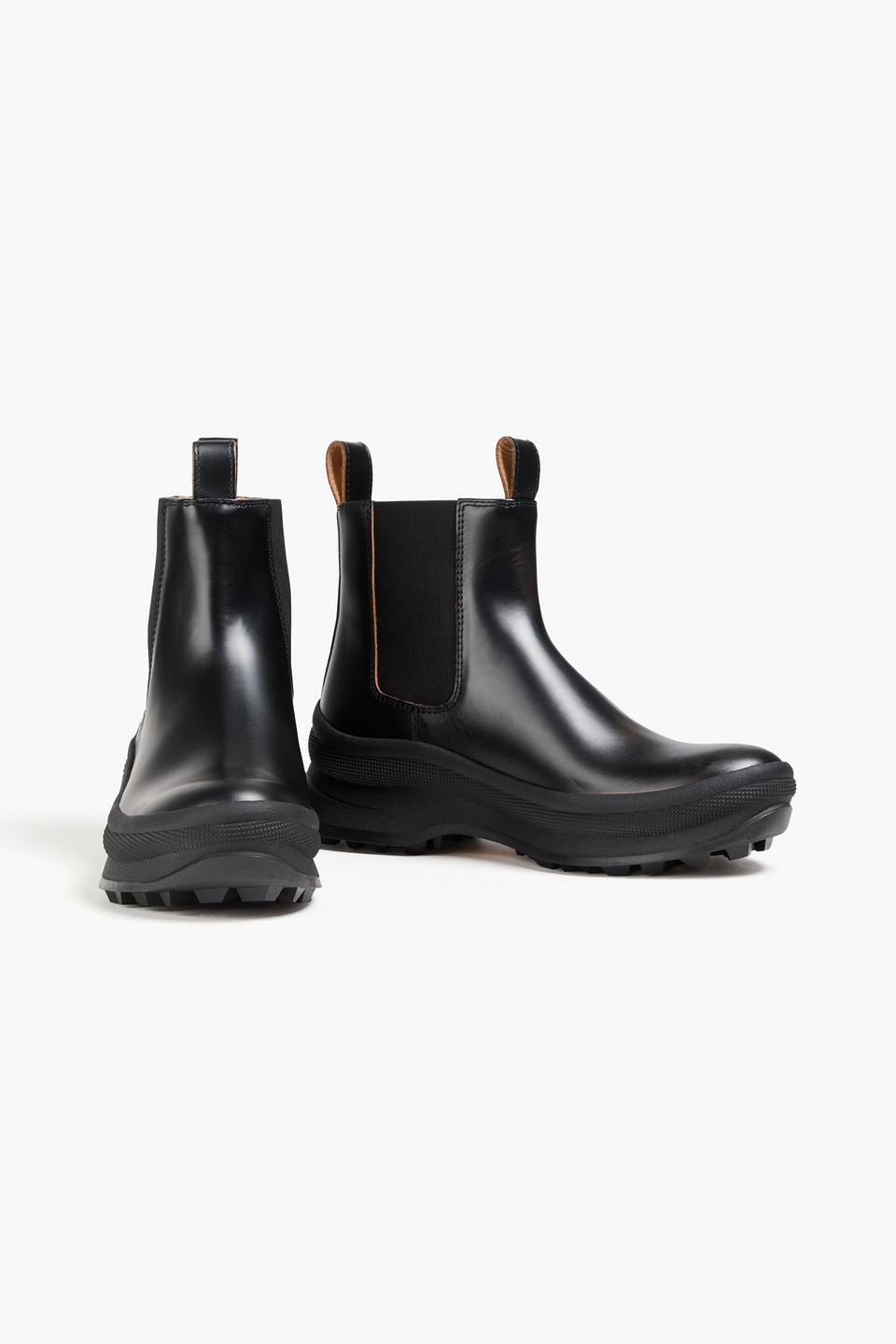  Jil Sander - Chelsea-boots Aus Leder - Schwarz - Eu 36 