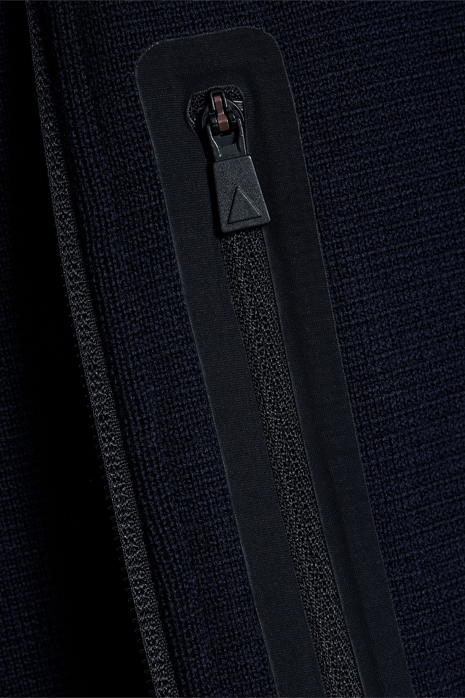 Shop Aztech Mountain Shell-paneled Wool Jacket In Midnight Blue