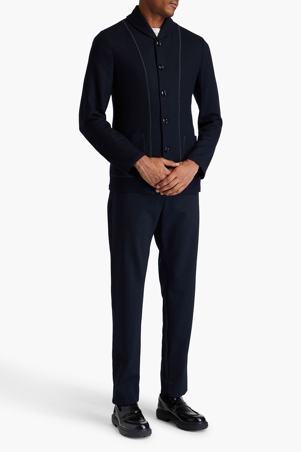 GIORGIO ARMANI Brushed cashmere blazer