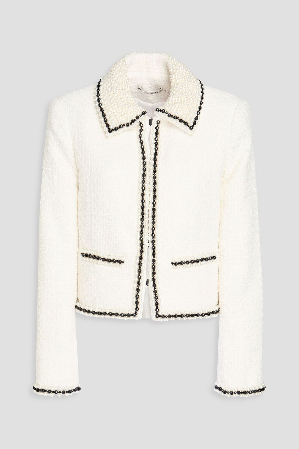 ALICE + OLIVIA ツイード ジャケット | THE OUTNET (アウトネット)