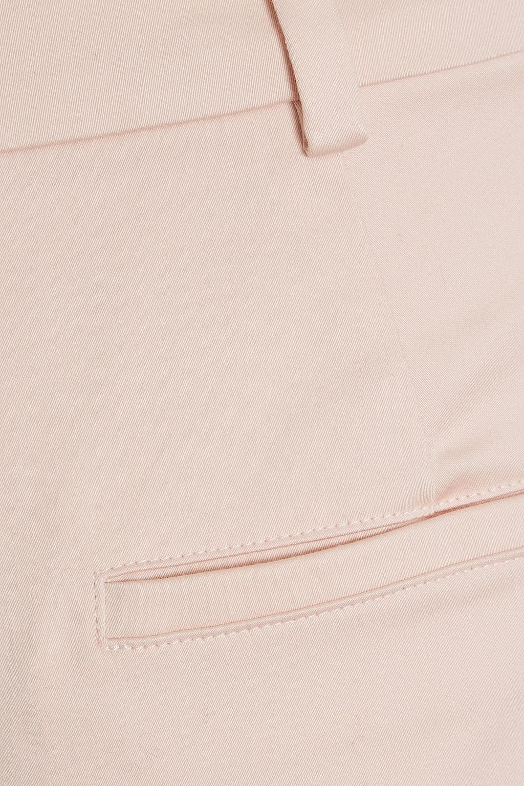 MAX MARA Cropped cotton-blend slim-leg pants