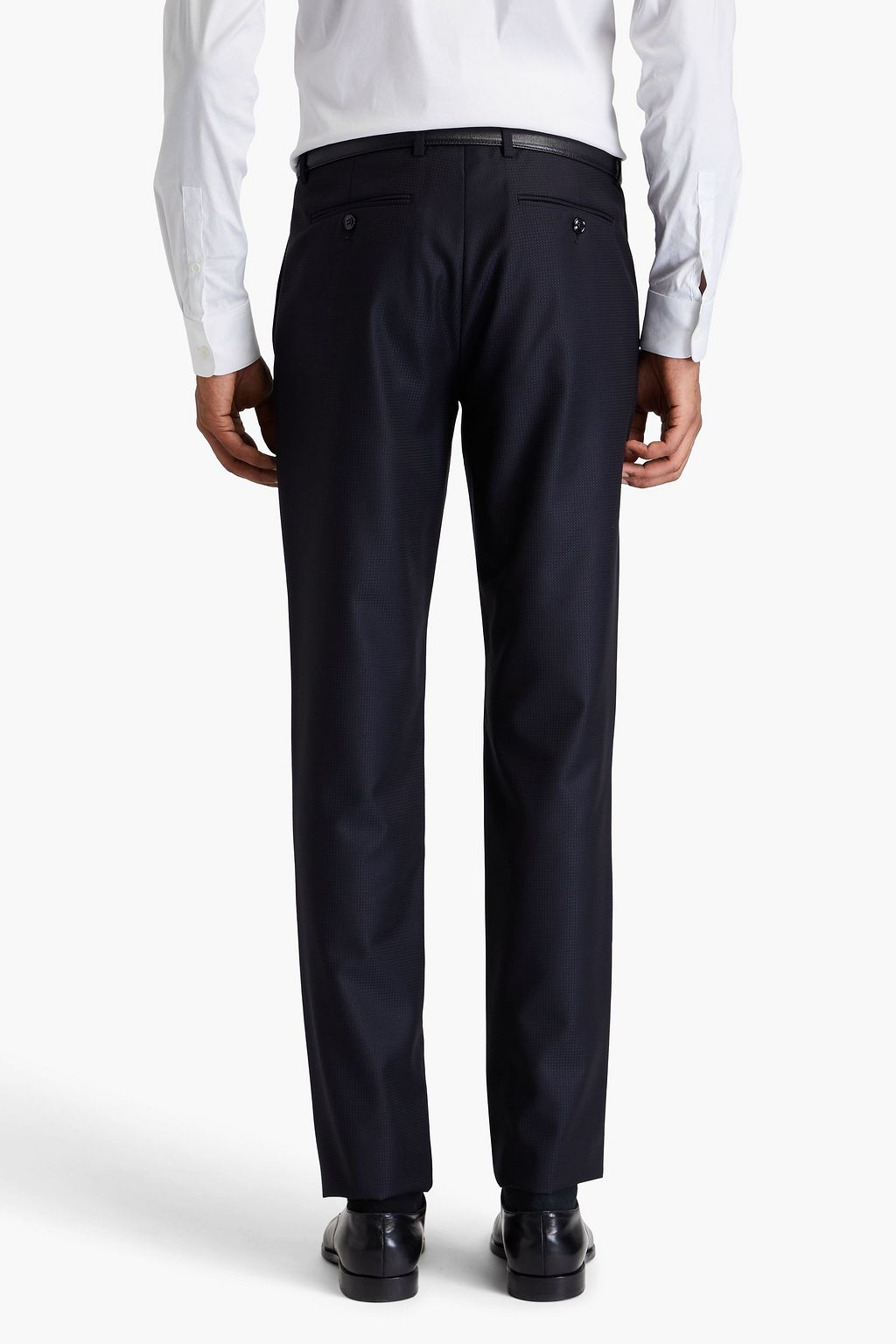 GIORGIO ARMANI Wool-jacquard suit