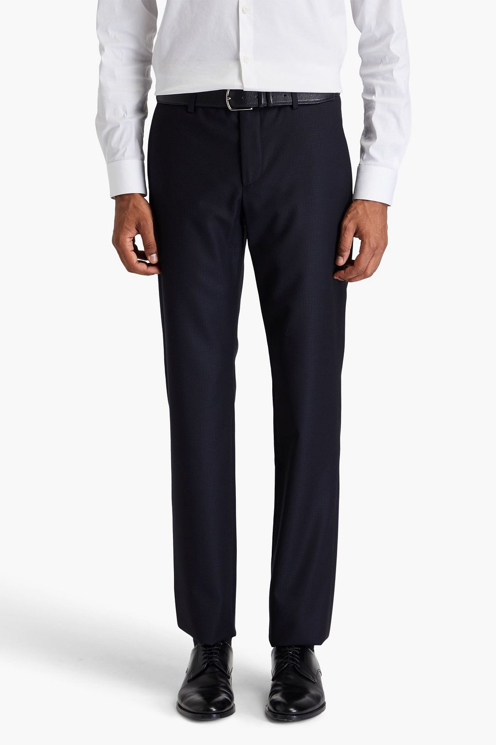 GIORGIO ARMANI Wool-jacquard suit