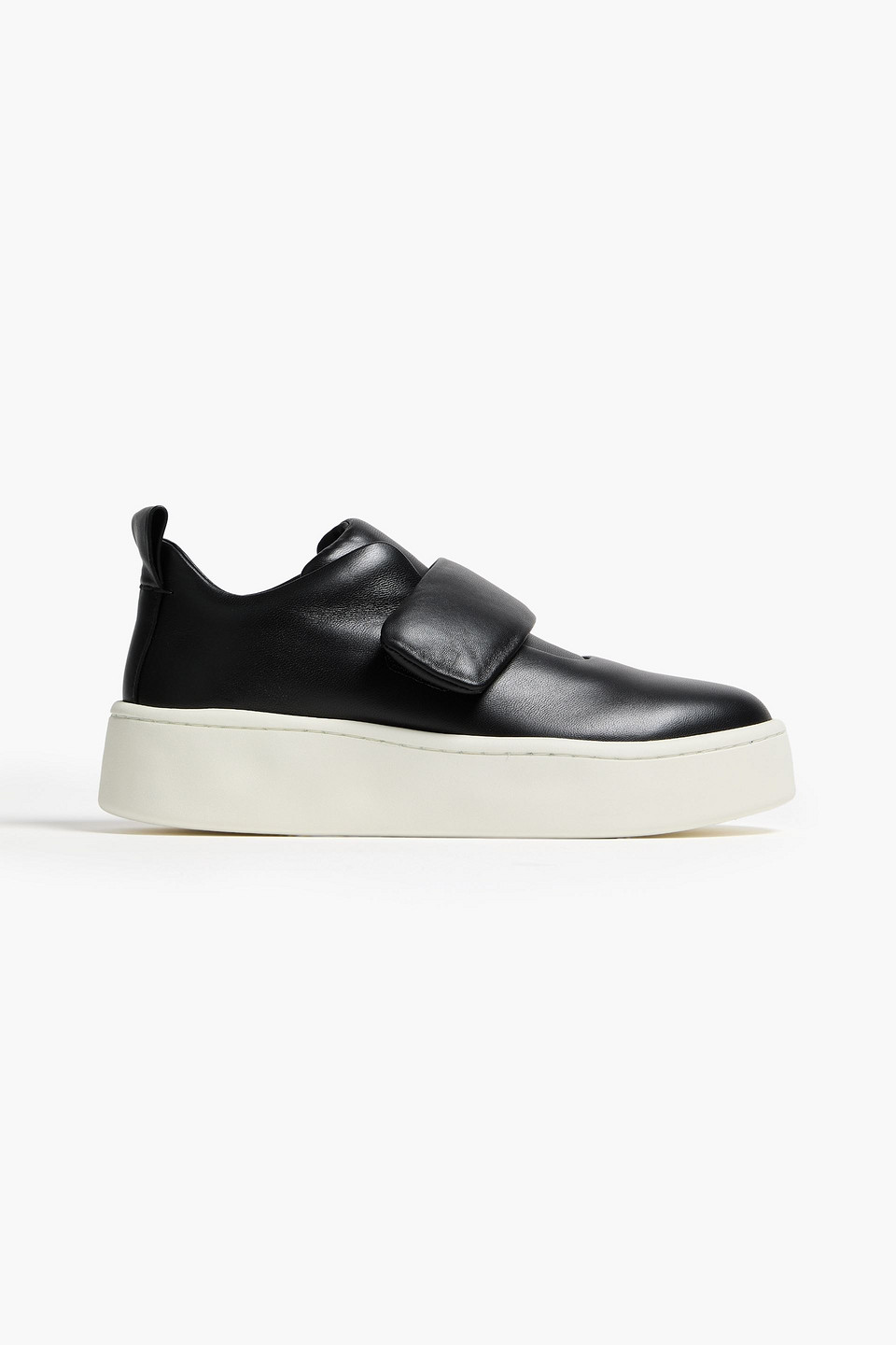 JIL SANDER LEATHER SNEAKERS 