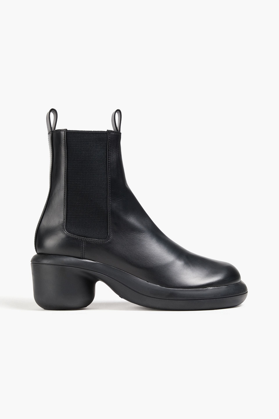 Jil Sander - Glossed-leather Chelsea boots - Black - EU 35