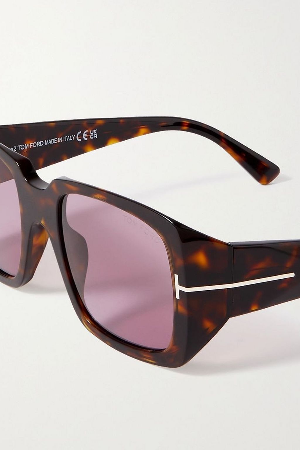 TOM FORD Ryder square-frame tortoiseshell acetate sunglasses