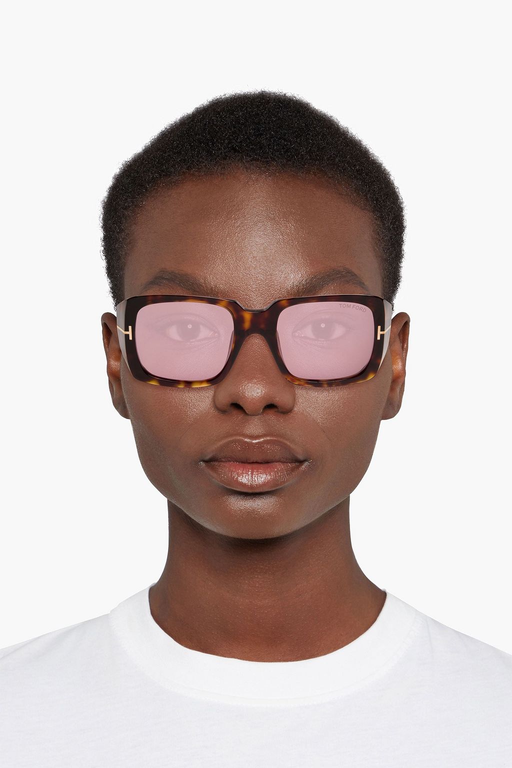 TOM FORD Ryder square-frame tortoiseshell acetate sunglasses