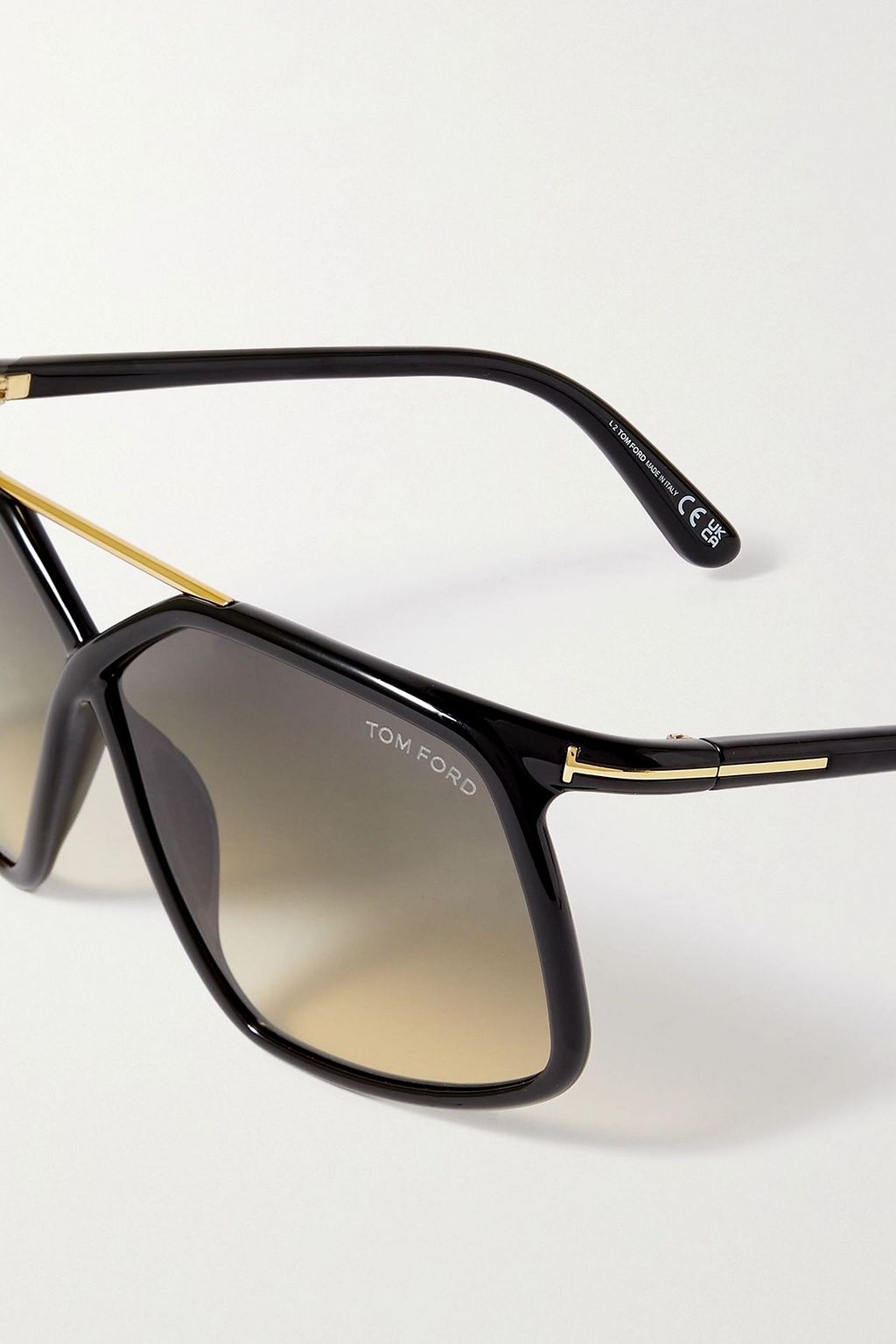 TOM FORD Jaden aviator-style gold-tone sunglasses
